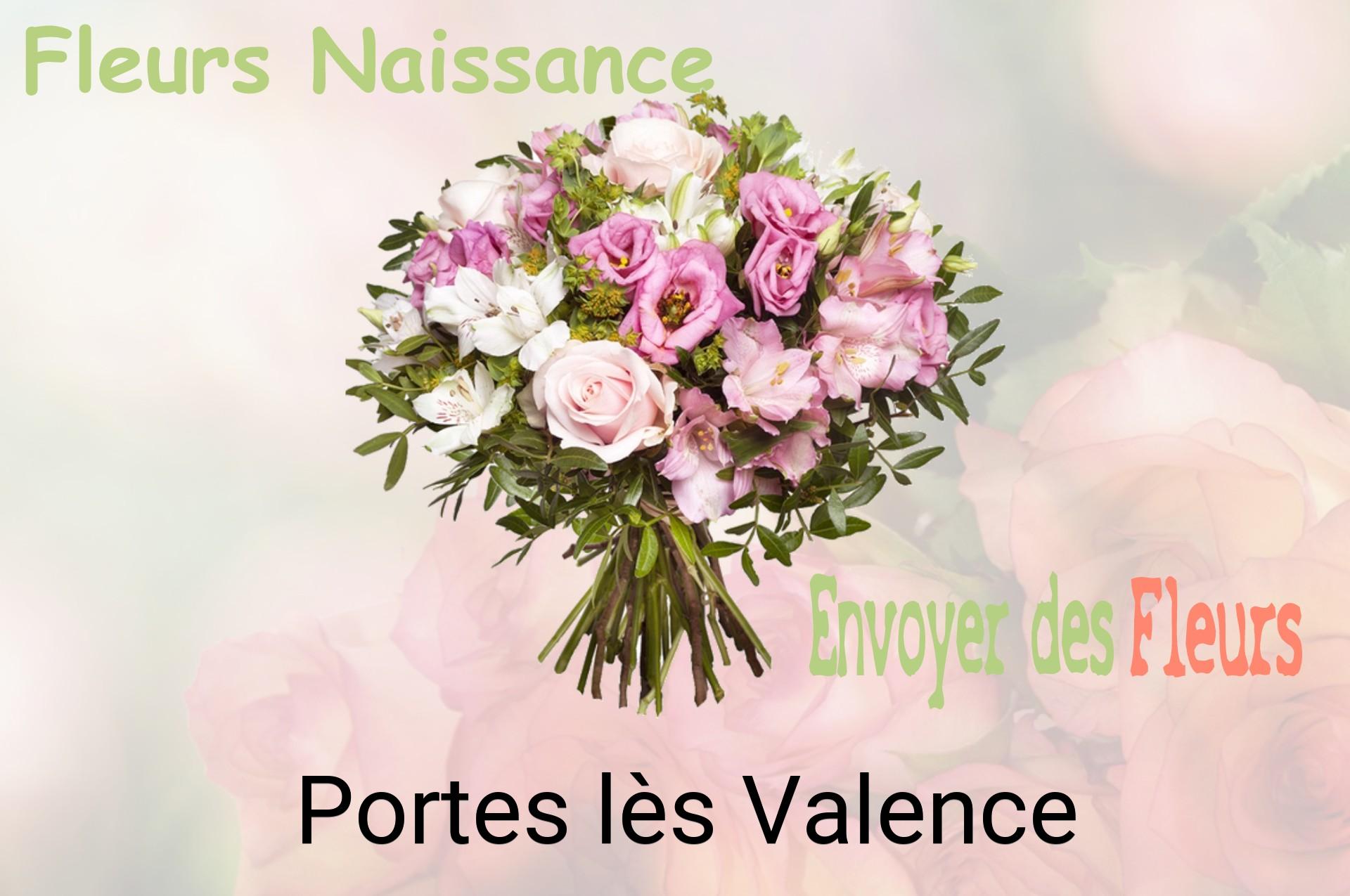 Bouquet de fleurs de naissance livré à Portes-lès-Valence