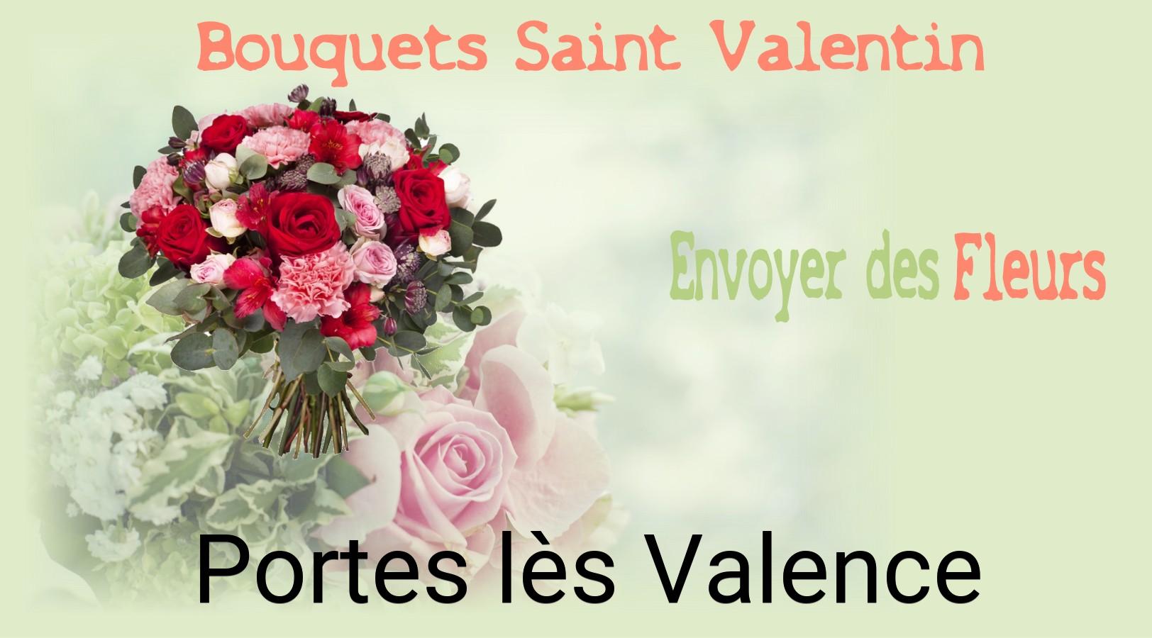 Roses de Saint-Valentin livrées à Portes-lès-Valence